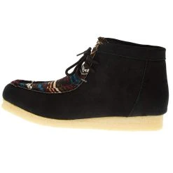 Roper Footwear Men`s Footwear Black Aztec Suede GumSole Chukka -jeans shop 09 020 0606 3102 03