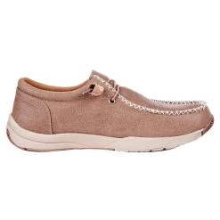 Roper Men`s Clearcut Low Tan Canvas Slip On Casual Shoe -jeans shop 09 020 1663 2833 51