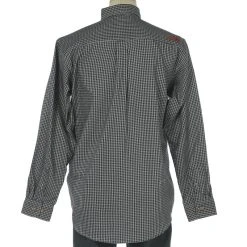 Ariat Men's Flame Resistant Blue Check Long Sleeve -jeans shop 10013513 5