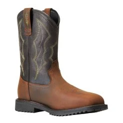 Ariat Men Brown Rigtek WP Comp Toe Work Boot 8 Ariat Men Brown Rigtek WP Comp Toe Work Boot -jeans shop 10034156 3