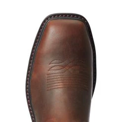Ariat Men's Ariat Groundwork Bitter Brown 11in. Brown Top Steel Wide Square Toe -jeans shop 10034717 3