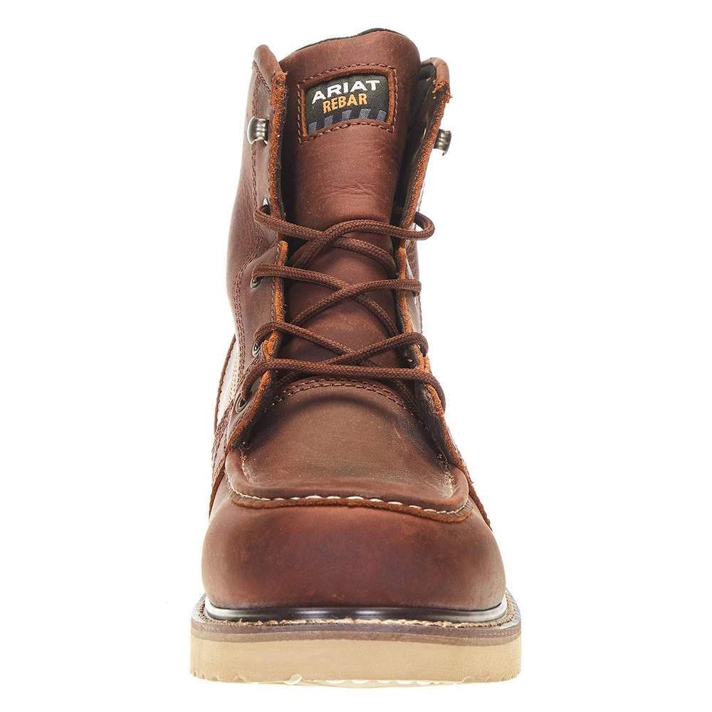 Ariat Men's Rebar Rusted Copper H2O Wedge 6in. Moc Comp Lace Up Work Boot 2 Ariat Men's Rebar Rusted Copper H2O Wedge 6in. Moc Comp Lace Up Work Boot - Image 2