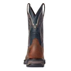 Ariat MEN`S WORKHOG XT COTTONWOOD BROWN OILED 11` MIDNIGHT BLUE TOP -jeans shop 10038317 2