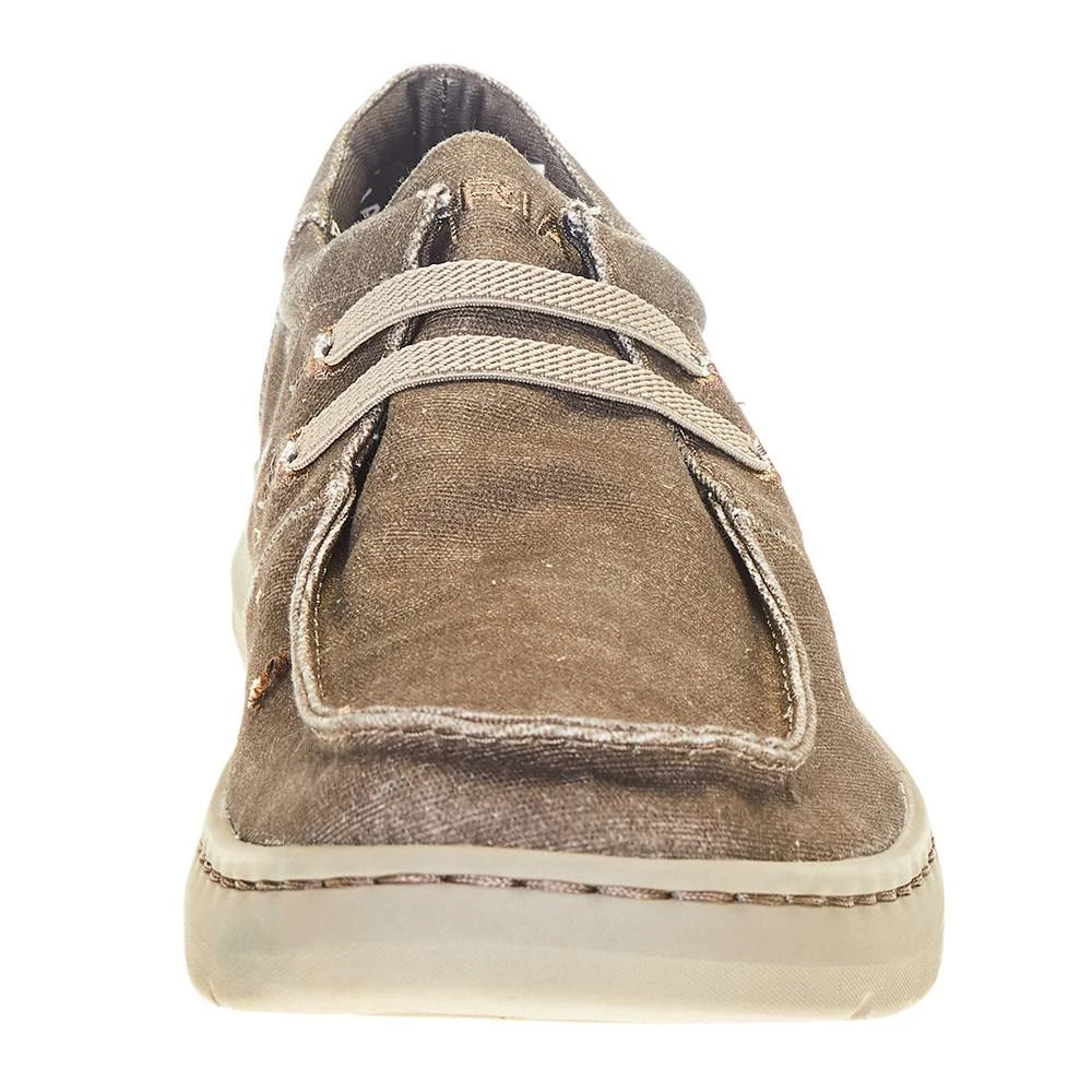 Ariat Men's Hilo Stretch Brown Canvas Shoe 2 Ariat Men's Hilo Stretch Brown Canvas Shoe - Image 2