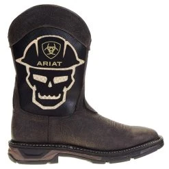 Ariat Men's Workhog XT Venttex Bold Iron Coffee 13in. Roughneck Top Soft Toe Work Boot -jeans shop 10038427 4