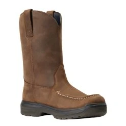 Ariat Mens Brown Turbo WP Moc Soft Toe Work Boot W/Zipper 8 Ariat Mens Brown Turbo WP Moc Soft Toe Work Boot W/Zipper -jeans shop 10040397 3