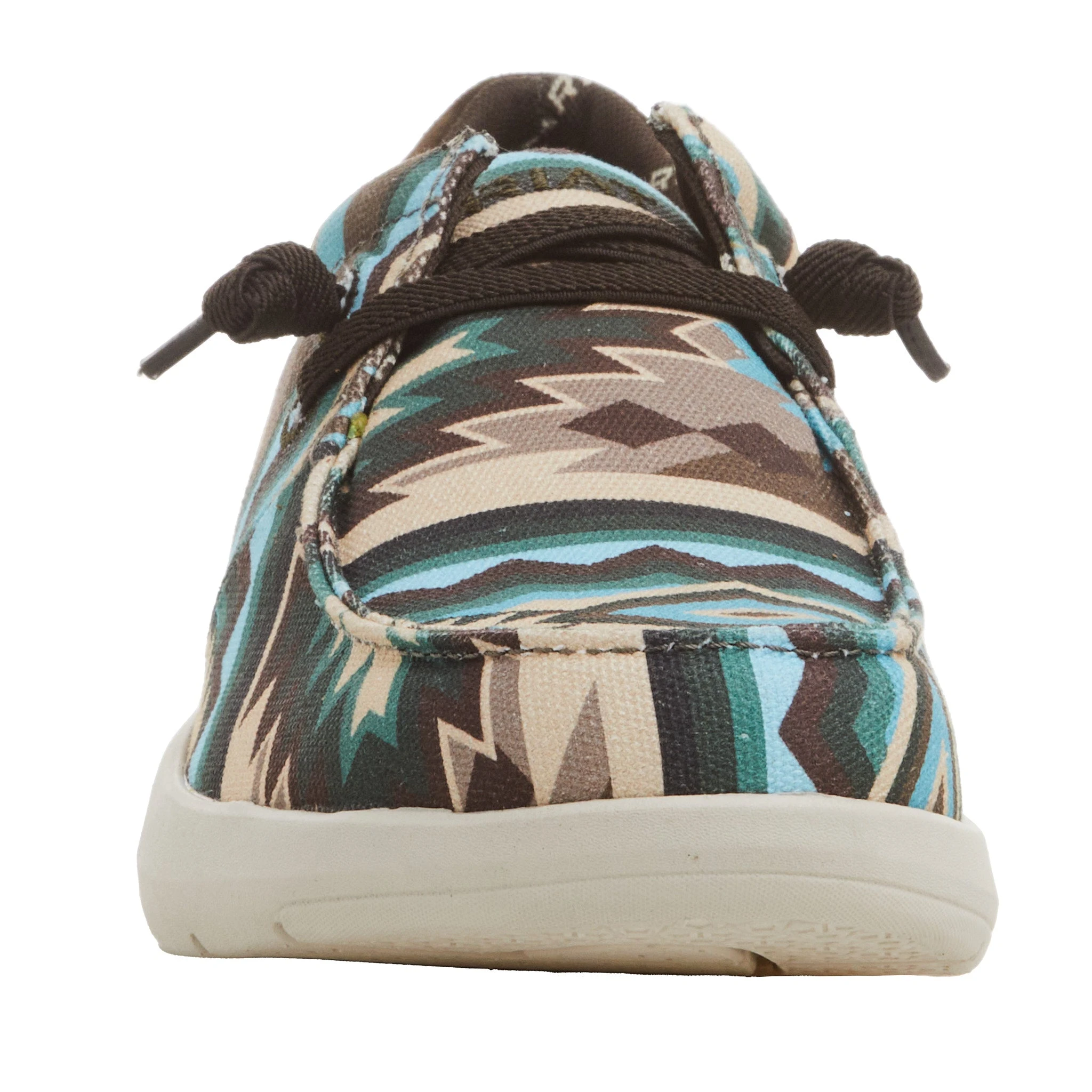 Ariat Men's Hilo Stretch Lace Blue Southwest Print Dark Denim Casual Shoe 2 Ariat Men's Hilo Stretch Lace Blue Southwest Print Dark Denim Casual Shoe - Image 2