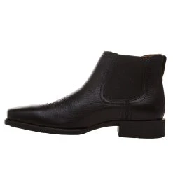 Ariat Men's Booker Ultra Square Toe 6in Black Deertan Top Pull On -jeans shop 10046984 03