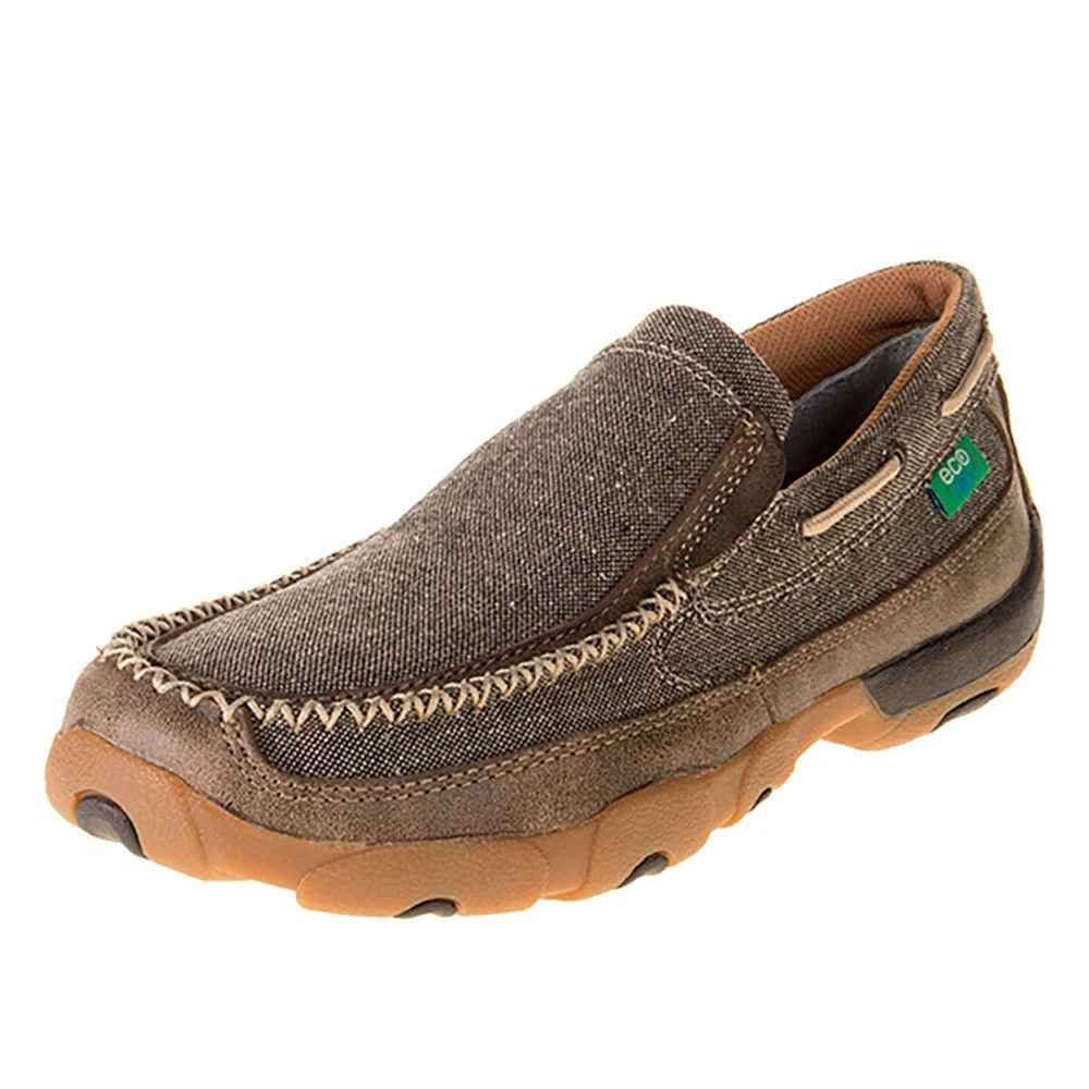 Twisted X Mens Dust E Slip On Boat Shoe MDMS012 1 Twisted X Mens Dust E Slip On Boat Shoe MDMS012
