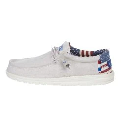 Heydude Men's Wally Off White Patriotic 7 Heydude Men's Wally Off White Patriotic -jeans shop 110060184 3