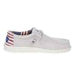 Heydude Men's Wally Off White Patriotic 9 Heydude Men's Wally Off White Patriotic -jeans shop 110060184 5