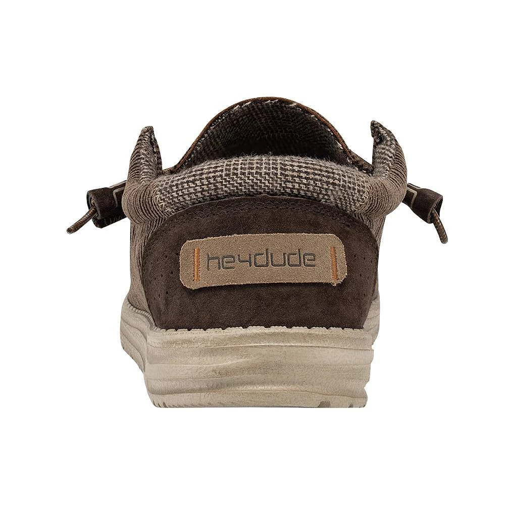 Heydude Men`s Hey Dude Wally Corduroy Walnut Casual Shoe 4 Heydude Men`s Hey Dude Wally Corduroy Walnut Casual Shoe - Image 4