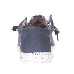 Heydude Men's Hey Dude Blue Wally Stretch Casual Shoe -jeans shop 110382600 3