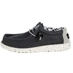 Heydude Mens Hey Dude Wally Stretch Opal Black -jeans shop 110384724 03