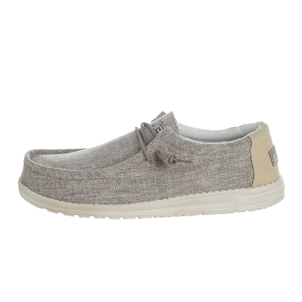 Heydude Men`s Hey Dude Wally Woven Beige Casual Shoe 3 Heydude Men`s Hey Dude Wally Woven Beige Casual Shoe - Image 3