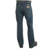 Wrangler Mens FR Slim Boot Cut Caden Dark Tint Jeans