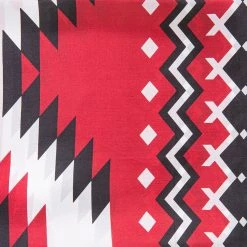 Wyoming Traders Mens Southwest Red/Black Wild Rag