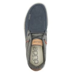 Men's Hey Dude Navy Freddy Shoes -jeans shop 113342500 4