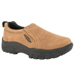 Roper Footwear Men's Tan Leather Slip On Casual Shoe