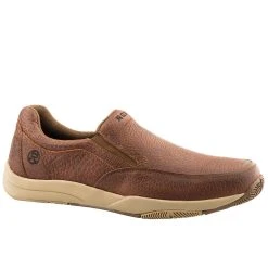 Roper Footwear Men's Tan Tumbled Leather Casual Shoe