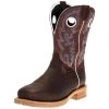 Justin Boot Company Men's Marshal Trailblazer Brown 11in. Brick Red Top H2O Steel Toe Work Boot
