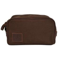 STS Ranch Wear Chocolate Canvas Shave Kit STS35918