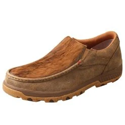 Twisted X Men`s Cellstretch Casual Shoe With Brindle Cowhide Plug