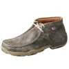 Mens Twisted X Grey Chukka Driving Moc