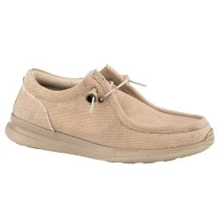 Roper Men's Chillin Low Tan Canvas Slip On Casual Shoe