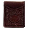 Texas Saddlery Chocolate Spider Money Clip