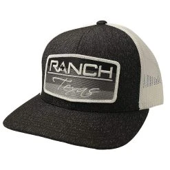 RED DIRT HAT COMPANY Red Dirt Hat Co Ranch Texas Black And White Cap