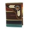 Mf Western Products Men's Nocona Serape Tri-Fold Wallet