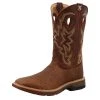 Twisted X Men's Tan Elephant Print 12in. Top Soft Toe Work Boot