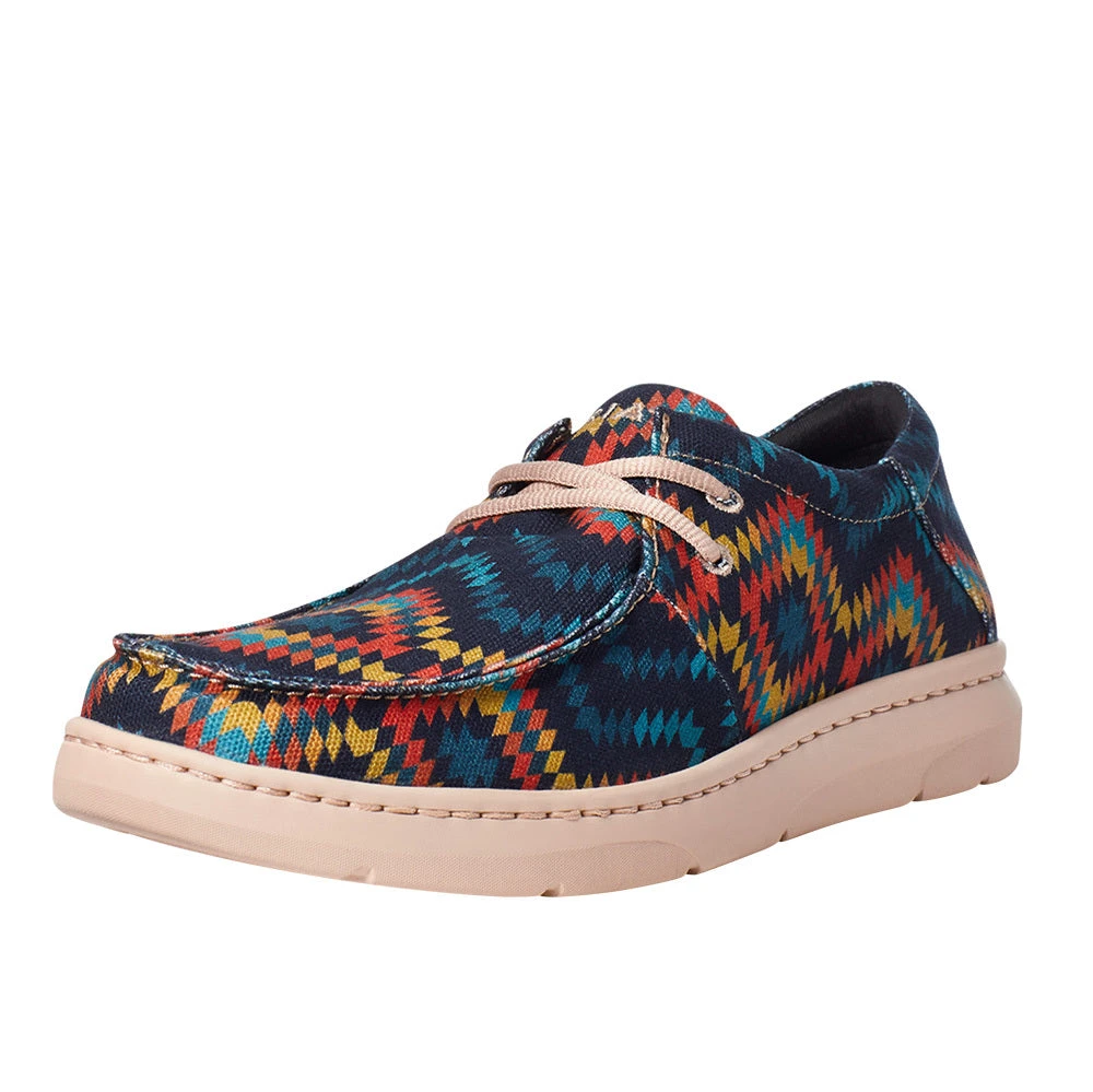 Ariat Men's Ariat Hilo Blue Aztec Casual Shoes 1 Ariat Men's Ariat Hilo Blue Aztec Casual Shoes