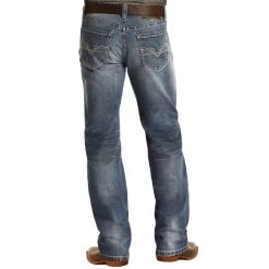 Rock N Roll Cowboy Men's And Double Barrel Light Wash Jeans