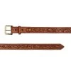 Texas Saddlery Men's Floral Tooled Belt