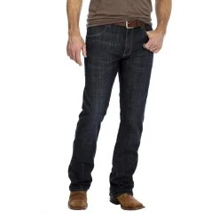 Wrangler Men's Retro 77 Slim Bootcut Jeans In Dax Wash