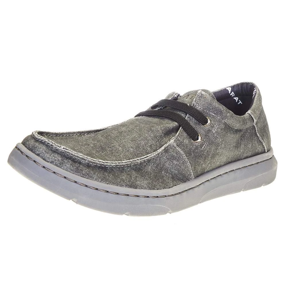 Ariat Men's Hilo Stretch Charcoal Canvas Shoe 1 Ariat Men's Hilo Stretch Charcoal Canvas Shoe