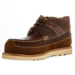 Men`s Twisted X 4` Distressed Saddle Cognac Elephant Nano Toe Wedge Work Boot