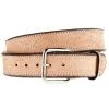 Texas Saddlery Men's Rough Out Figure Eight Stitch Belt