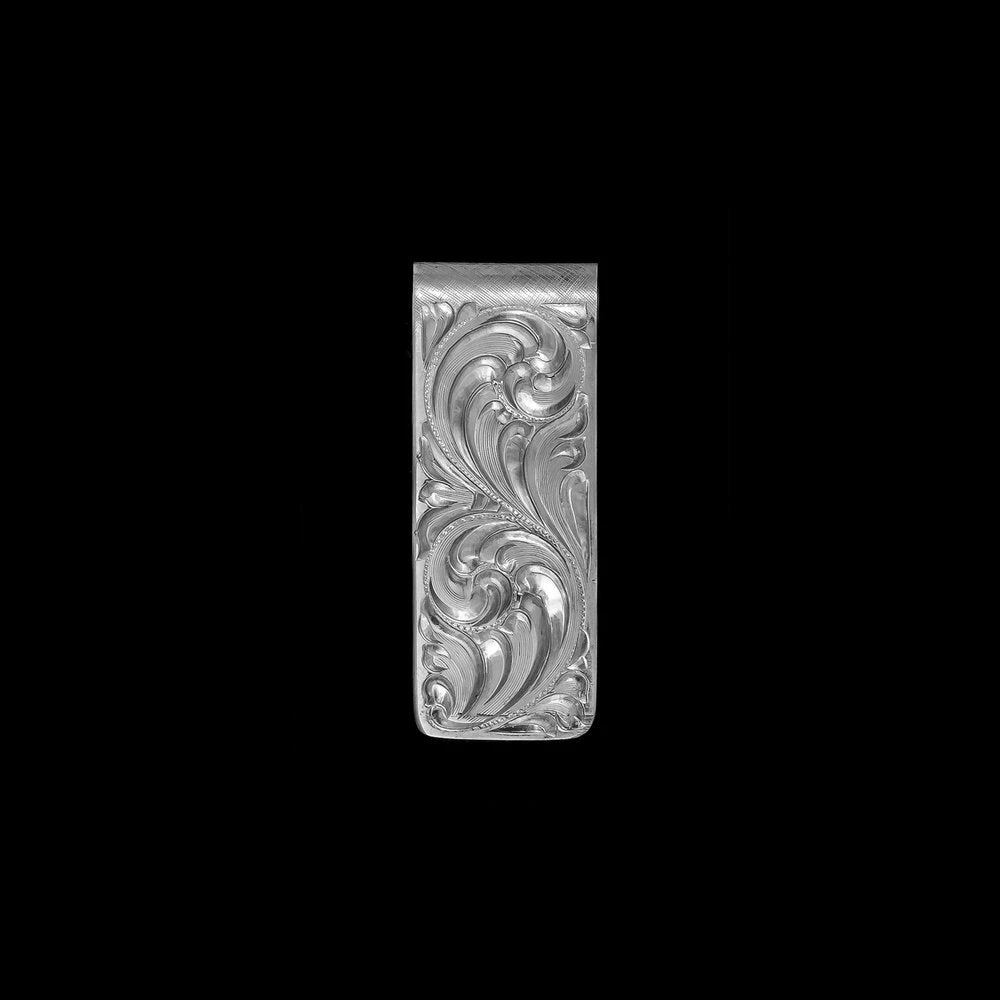 Vogt Silversmiths The Fully Engraved Vogt Classic Money Clip 1 Vogt Silversmiths The Fully Engraved Vogt Classic Money Clip