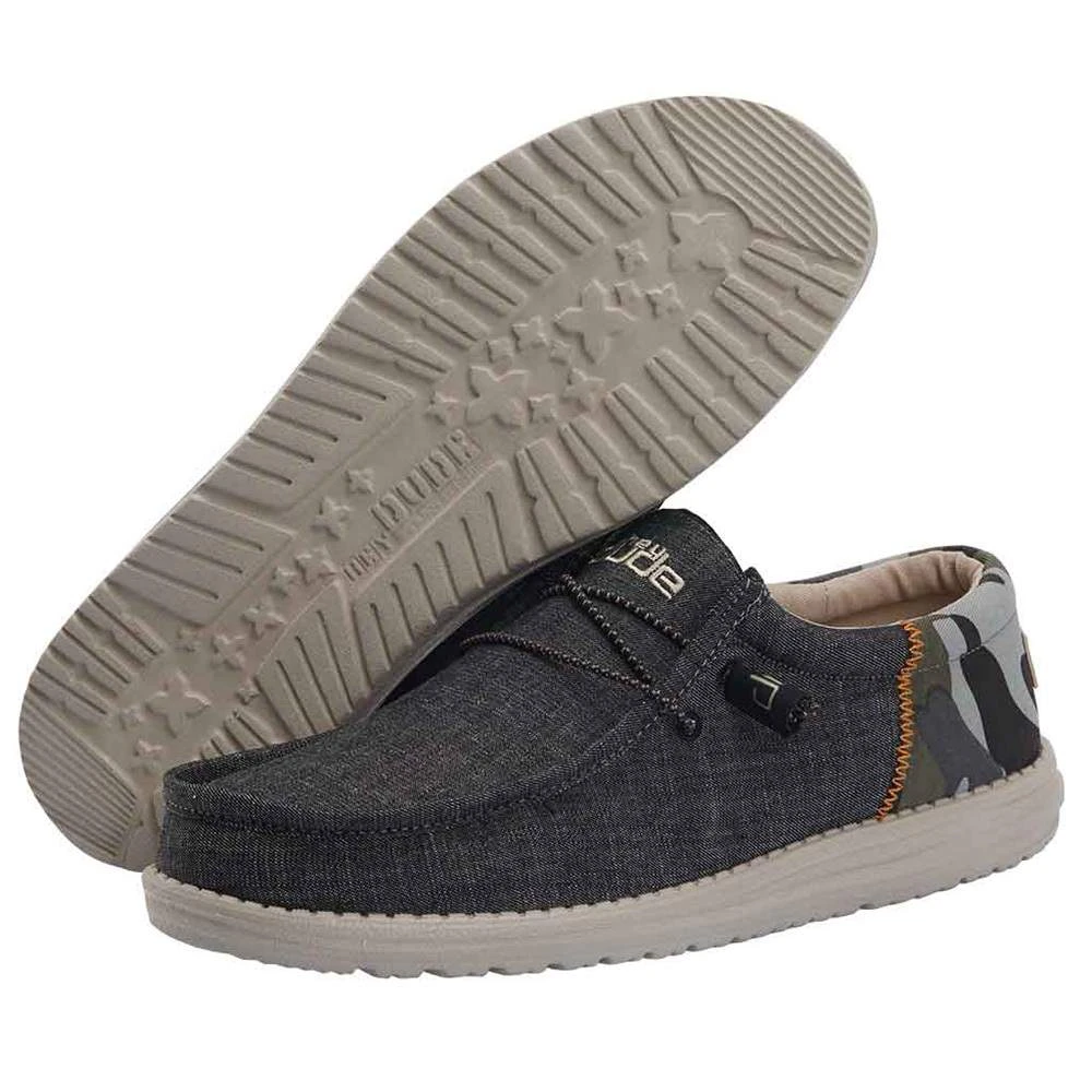 Heydude Men's Hey Dude Wally Funk Dark Grey Camo 1 Heydude Men's Hey Dude Wally Funk Dark Grey Camo