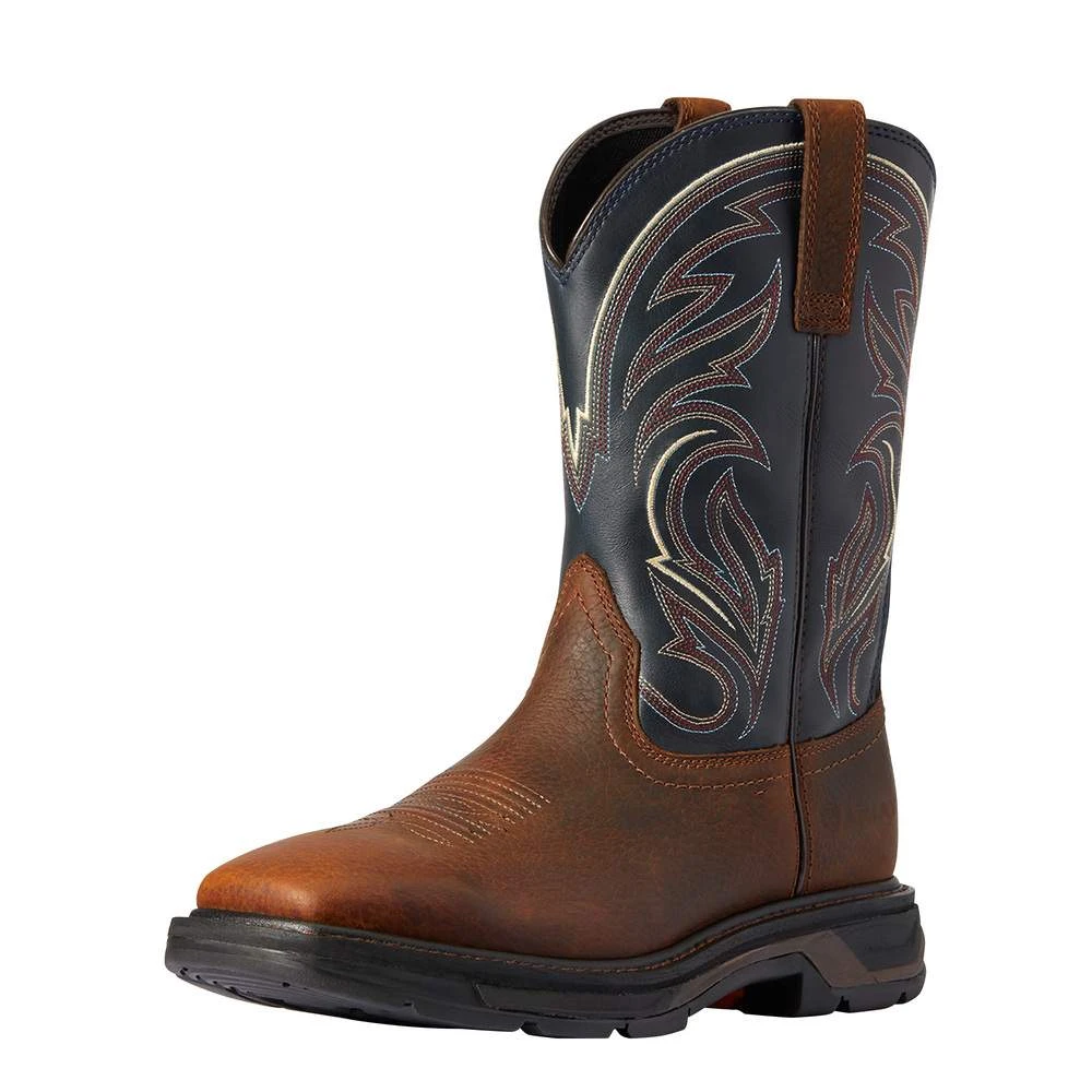 Ariat MEN`S WORKHOG XT COTTONWOOD BROWN OILED 11` MIDNIGHT BLUE TOP 1 Ariat MEN`S WORKHOG XT COTTONWOOD BROWN OILED 11` MIDNIGHT BLUE TOP