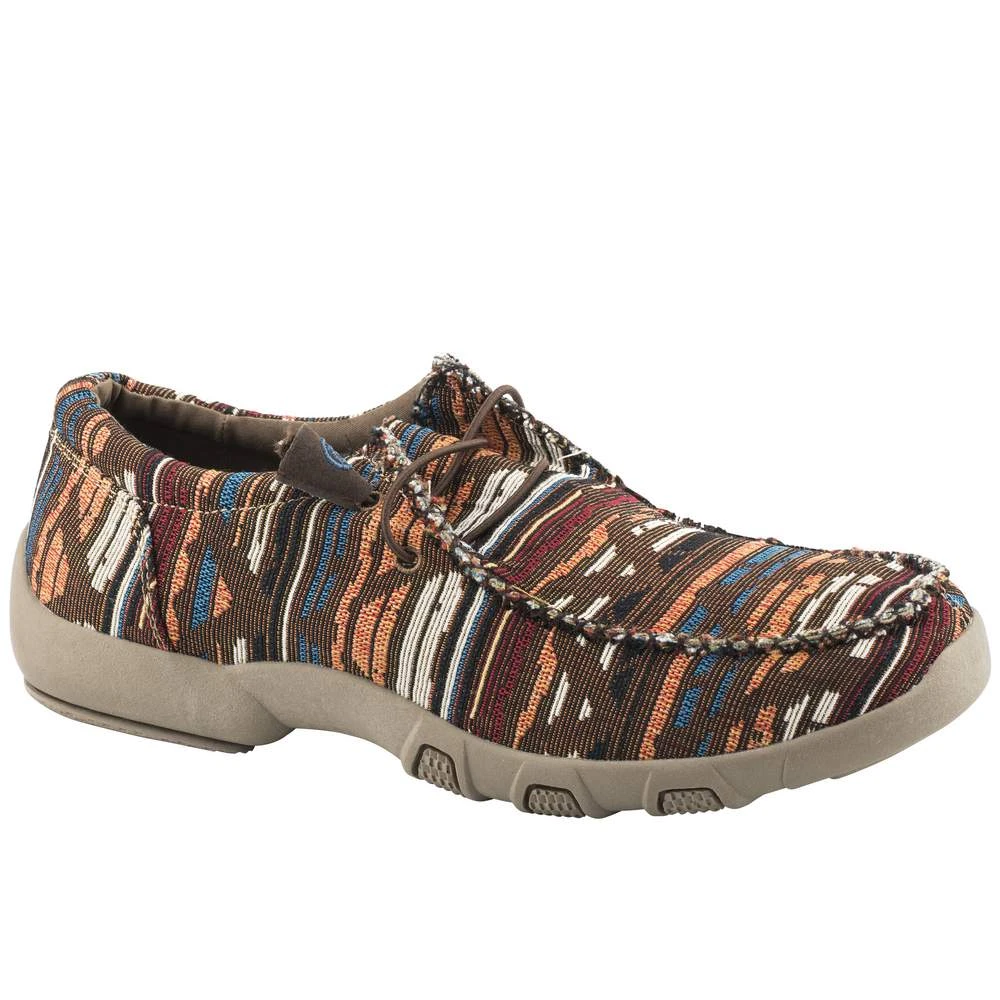 Roper Men's Chillin Aztec Brown Canvas Slip On Shoe 1 Roper Men's Chillin Aztec Brown Canvas Slip On Shoe