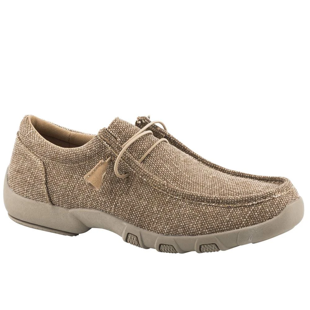 Roper Men's Chillin Tan Canvas Casual Shoe 1 Roper Men's Chillin Tan Canvas Casual Shoe