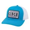 Cinch Turquoise Logo Mesh Cap MCC0800005