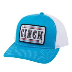 Cinch Turquoise Logo Mesh Cap MCC0800005