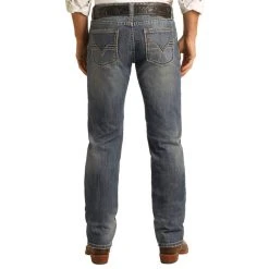 Rock N Roll Cowboy Men's And Reflex Revolver Straight Jean
