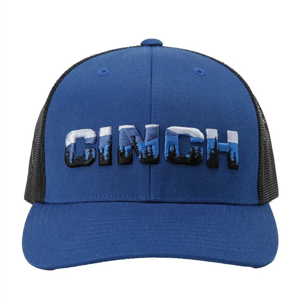 Men's Cinch Blue And Black Logo Cap 1 Men's Cinch Blue And Black Logo Cap