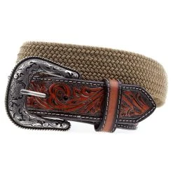 Gem Dandy Accessories Men's Khaki Stretch Belt